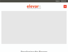 Tablet Screenshot of elevare-energy.com
